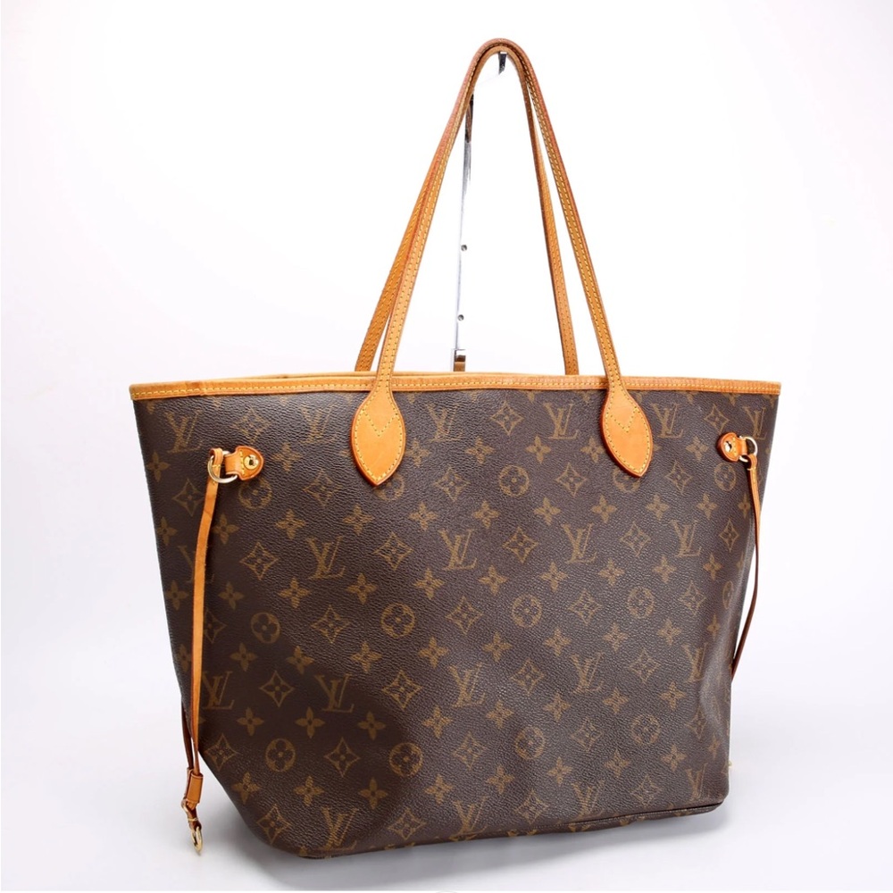 Authenticated Louis Vuitton LV NEVERFULL MM Brown Monogram Tote IN GOOD CONDITIO - Picture 11 of 16